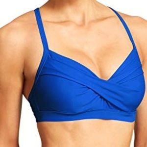 Twist front athleta bra sized bathing suit